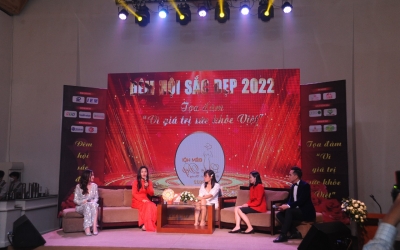 CHƯƠNG TRÌNH ĐÊM HỘI SẮC ĐẸP 2022 VỚI CHỦ ĐỀ " VÌ GIÁ TRỊ SỨC KHỎE VIỆT"