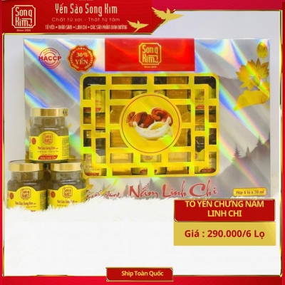 Yến Chưng Nấm Linh Chi