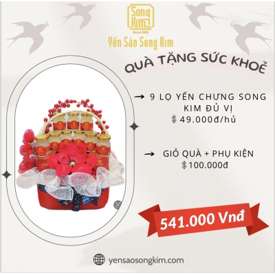 Qùa tặng yến sức khỏe - combo1