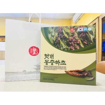 NƯỚC MÁT GAN ĐÔNG TRÙNG GIẢI RƯỢU BIA HÀN QUỐC 70ml x 30 gói