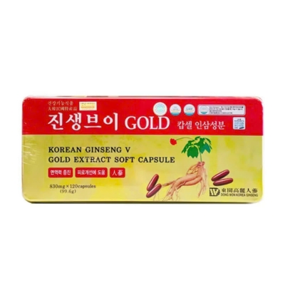 Viên Đạm Sâm Nhung Hươu Korean Ginseng V Gold  120 Viên