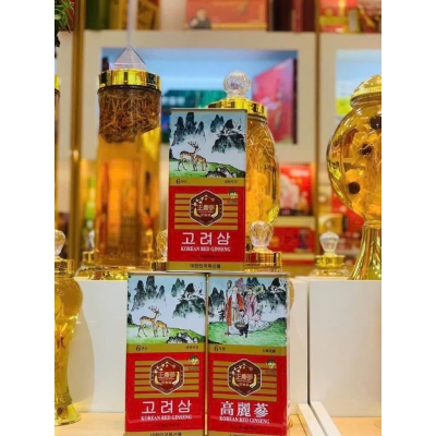 Hồng sâm củ khô hộp thiếc 75g
