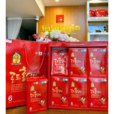 NƯỚC HỒNG SÂM CHÉN DREAM HÀN QUỐC - (30 Gói x 70ml)