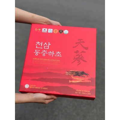 THIÊN SÂM ĐÔNG TRÙNG HẠ THẢO - 50ml x 30 gói 
