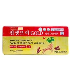 Viên Đạm Sâm Nhung Hươu Korean Ginseng V Gold  120 Viên
