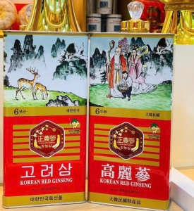 Hồng sâm củ khô hộp thiếc 37,5g