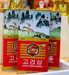 Hồng sâm củ khô hộp thiếc 300g