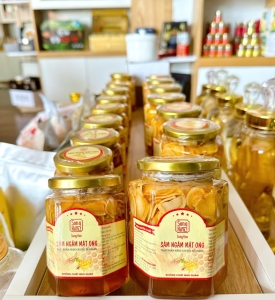 Sâm ngâm Mật Ong  hủ lớn
