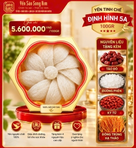 YẾN TINH CHẾ LOẠI ĐỊNH HÌNH 5A 100G
