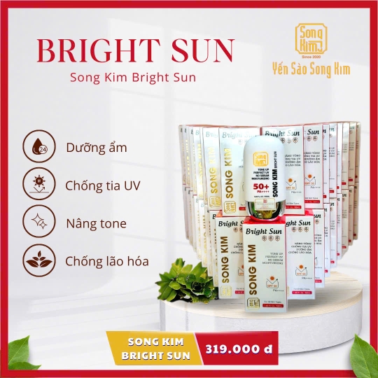 Kem Chống Nắng Bright Sun Song Kim SPF 50 PA++++ 50ml