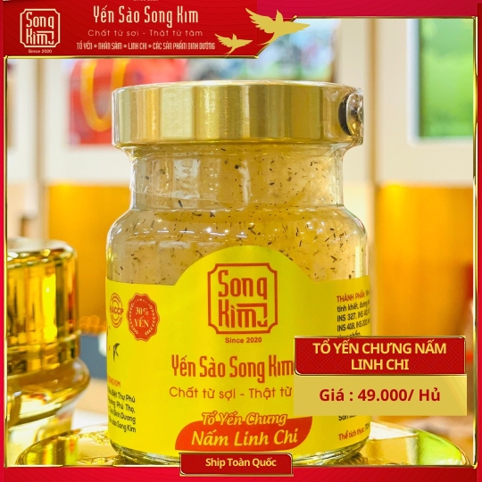 Yến Chưng Nấm Linh Chi