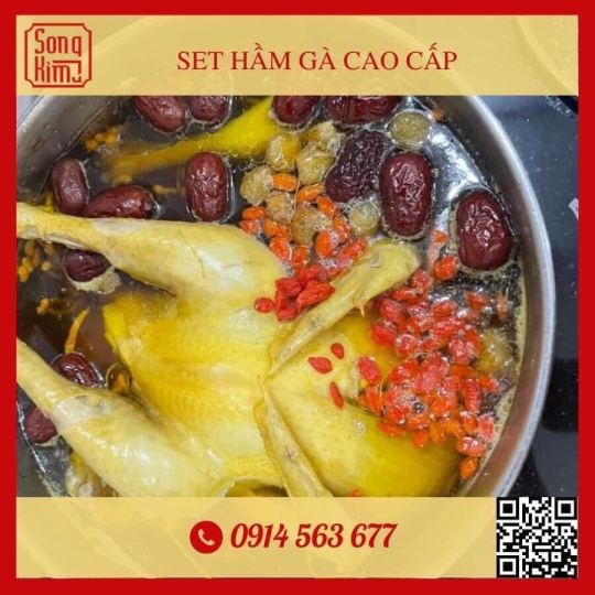 Thang Hầm Gà Thuốc Bắc 