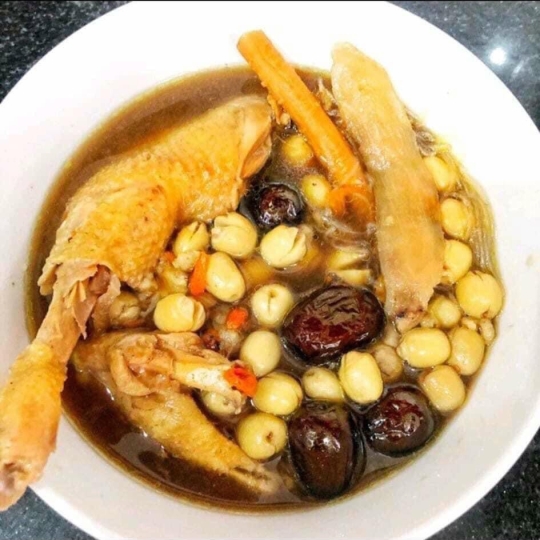 Thang Hầm Gà Thuốc Bắc 