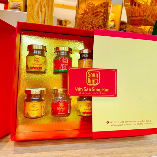 Qùa Tặng Doanh Nghiệp Song Kim (Hộp/10 Hủ 50ml)