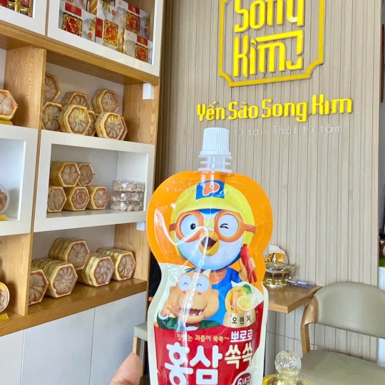 Nước Hồng Sâm Hàn Quốc Cho Bé Pororo Paldo 100ml
