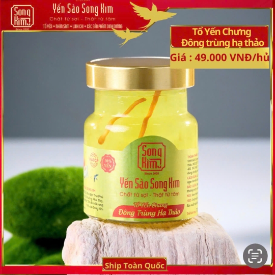 Yến chưng vị Đông Trùng Hạ Thảo 