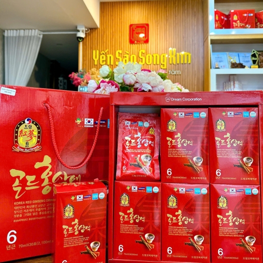 NƯỚC HỒNG SÂM CHÉN DREAM HÀN QUỐC - (30 Gói x 70ml)