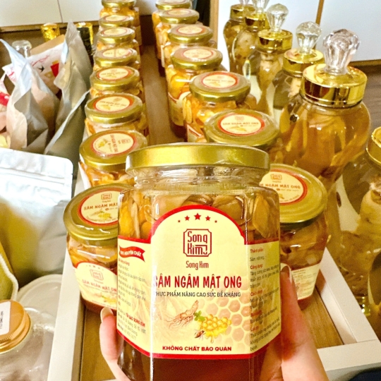 Sâm ngâm Mật Ong hủ nhỏ
