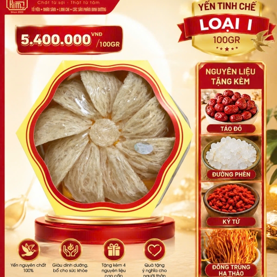 YẾN TINH CHẾ LOẠI I 50G