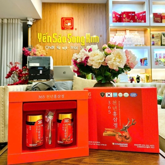 CAO HỒNG SÂM NHUNG LINH CHI 365 (2 HŨ X 250G)